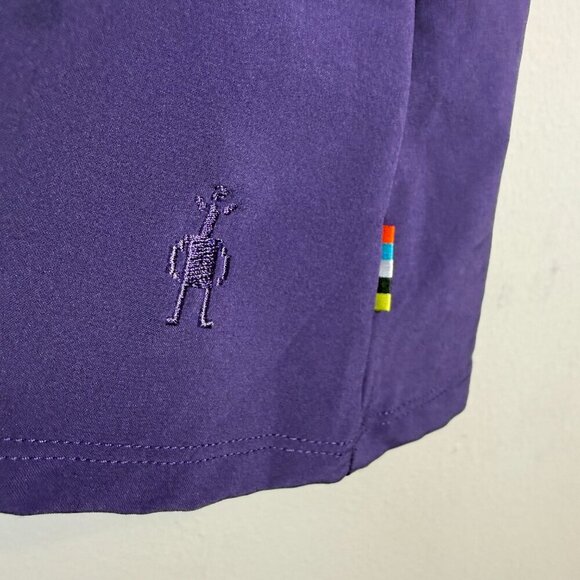 SmartWool Willow Lake Mini Dress Womens Small Purple Criss Cross Sleeveless NWOT - Picture 8 of 15